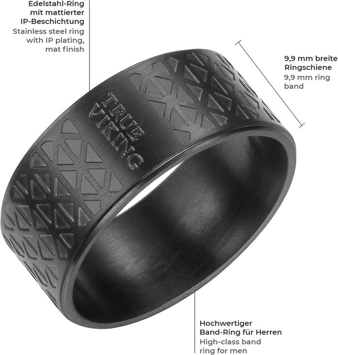 Immagine prodotto True Rebels Uomo acciaio inossidabile nero - 104 (60)