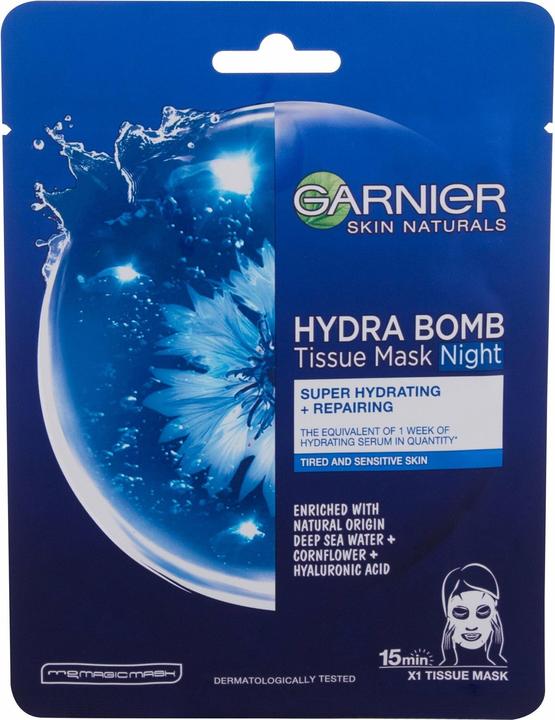 Produktbild Garnier Skin Naturals Hydra Bomb Night Mask (tired and dull skin) - Face mask 1 pc 1.0ks (L)