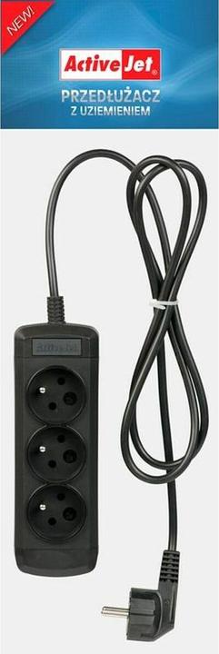 Produktbild Activejet 3GNU-1,5M-C Steckdosenleiste mit Kabel (1.50 m, CEE 7/5)