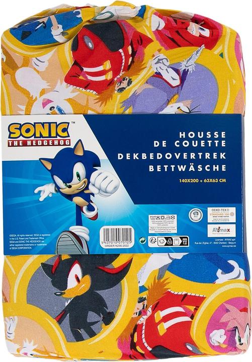 Image du produit Sonic Housse de couette microfibre, 140x200cm
