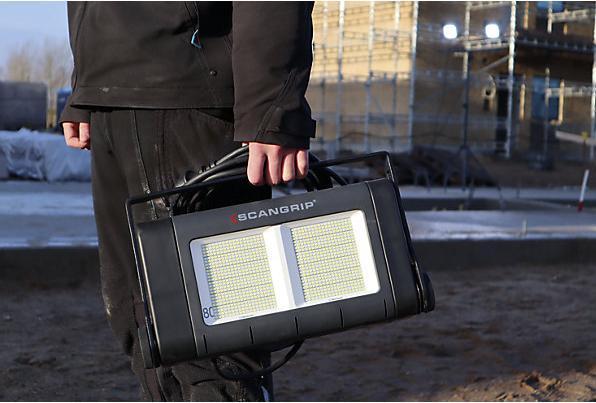 Actual product image Scangrip SITE LIGHT 60 LED construction floodlight, 10000 - 60000 lm, 630 W, Bluetooth (80000 lm)