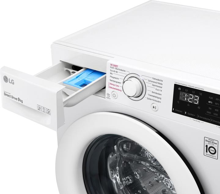 Produktbild LG Waschmaschine F4WV309S0 Fassungsvermögen 9 kg 1400 U/min (9 kg, Links)
