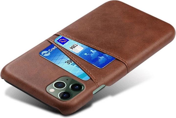 Produktbild Screenguard Apple iPhone 14 Pro CardCaddy Leder Backcase mit Kartenfächern (Apple iPhone 14 Pro)