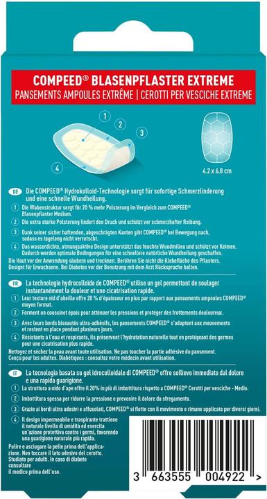 Produktbild Compeed Blasenpflaster Extreme (10 x)