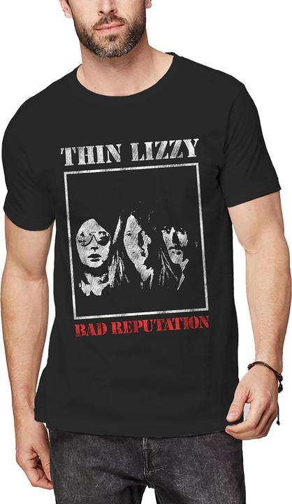 Immagine prodotto Thin Lizzy Maglietta in cotone Bad Reputation Unisex Adulti (S)