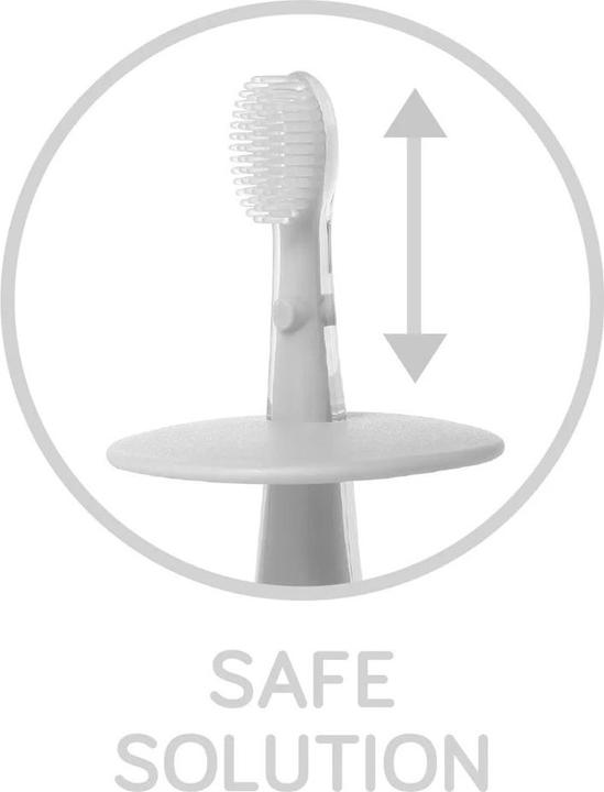 Actual product image Babyono Toothbrush 12M+ with suction cup (Soft, 1 x)