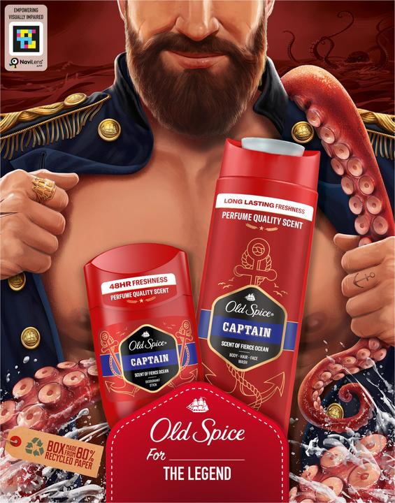 Actual product image Old Spice Dark Captain (Stick, 50 ml)