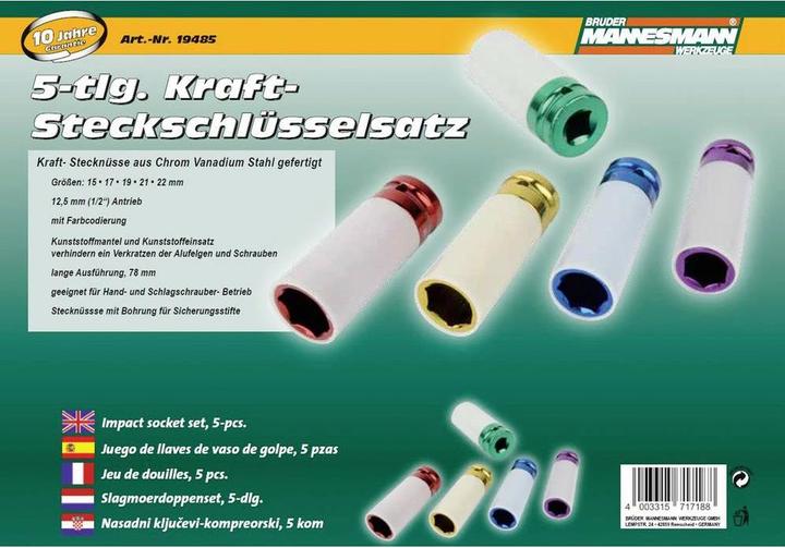 Produktbild Mannesmann Steckschlüsselsatz (1/2")