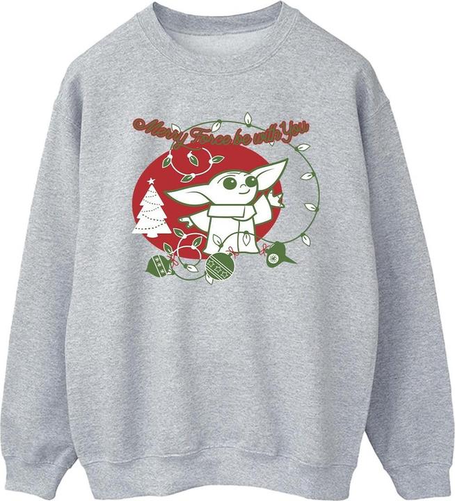 Star Wars Baby Yoda Force Be With You Sweatshirt (XL)