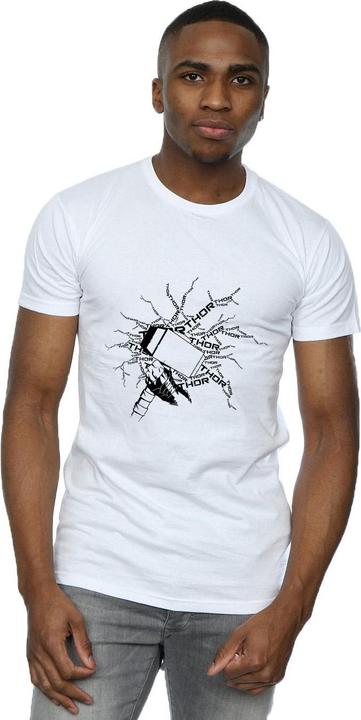 Actual product image Mens Thor Lightning T-Shirt (S)