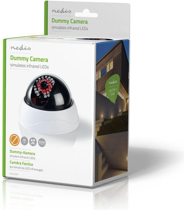 Actual product image Nedis DUMCD20WT Dummy Surveillance Camera Dome IP44 White