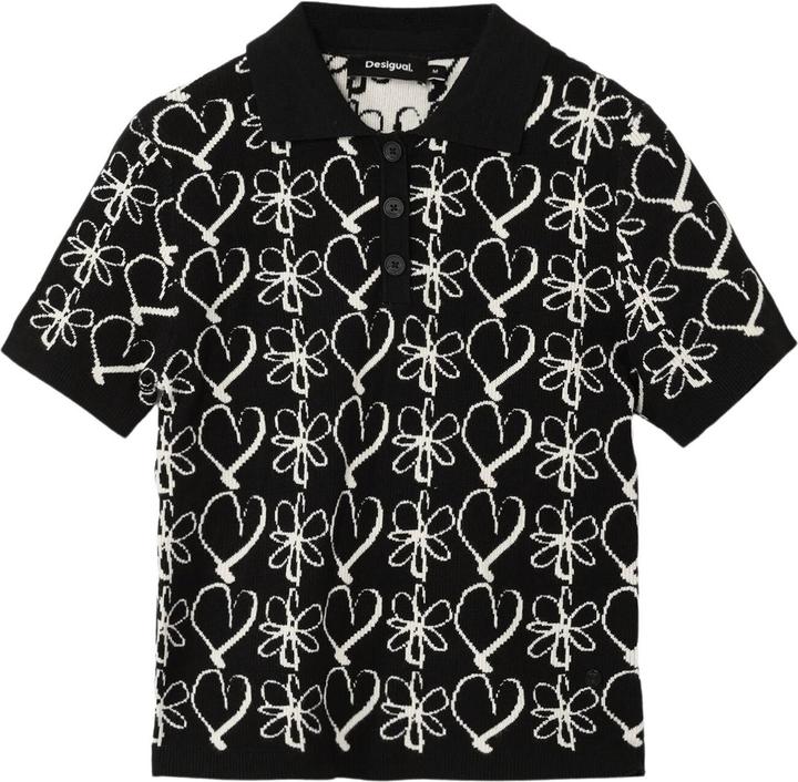 Image du produit Desigual polo coeurs lacroix (XS)
