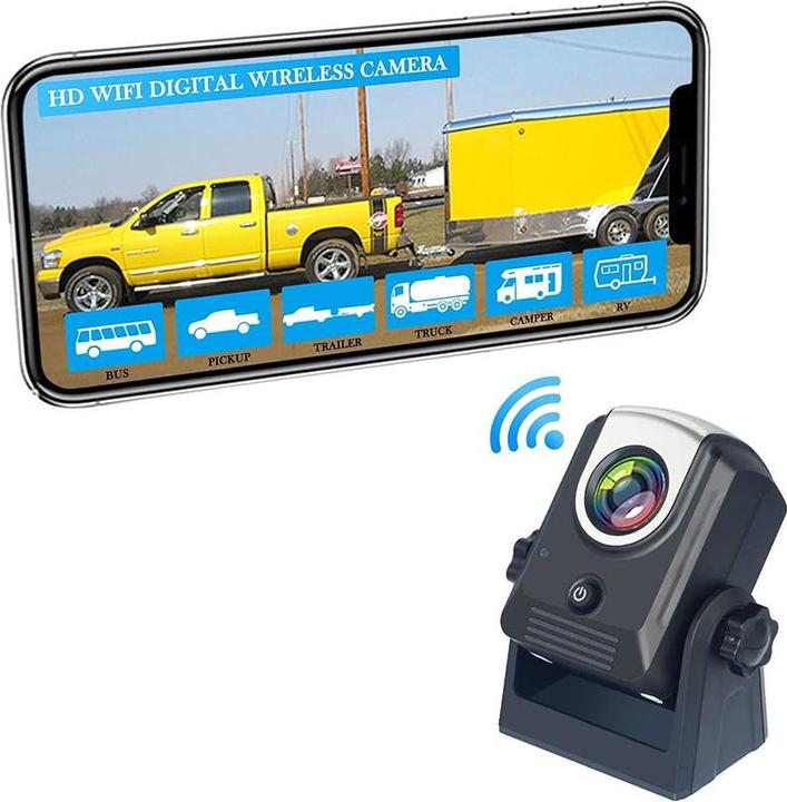Image du produit Werkstein Caméra de recul magnétique sans fil WiFi pour voiture