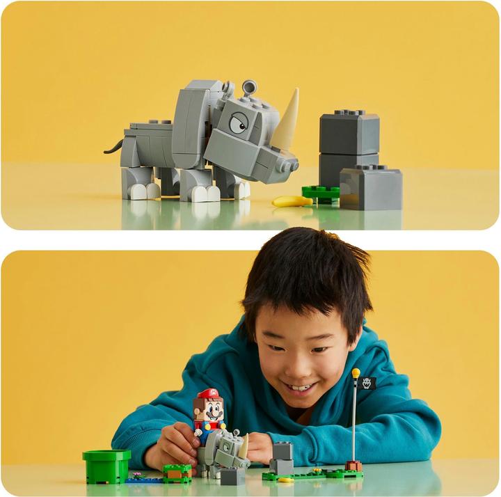 Actual product image LEGO Rambi the Rhino - Extension Set (71420, LEGO Super Mario)
