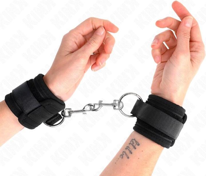 Produktbild Kink - Handgelenk Fesseln Schwarz Einstellbar 18-35 Cm X 6 Cm
