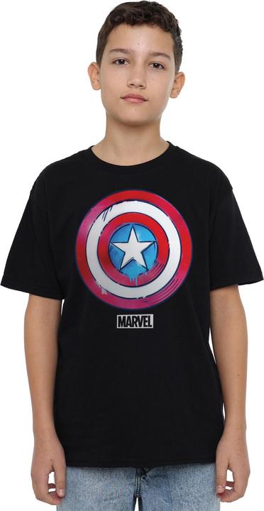 Immagine prodotto Captain America Maglietta Drip Shield per bambini/ragazzi (128)
