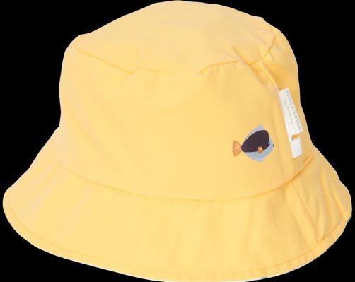 Little Dutch Wendebarer Sonnenhut Honey Yellow / Sea Life - Grösse 1 (62/68 - 74/80) (74)