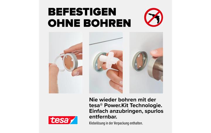 Actual product image tesa MOON Towel hook incl. adhesive solution without drilling