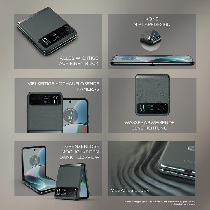 Immagine prodotto Motorola Razr 40 (256 GB, Verde salvia, 6.90", SIM + eSIM, 64 Mpx, 5G)