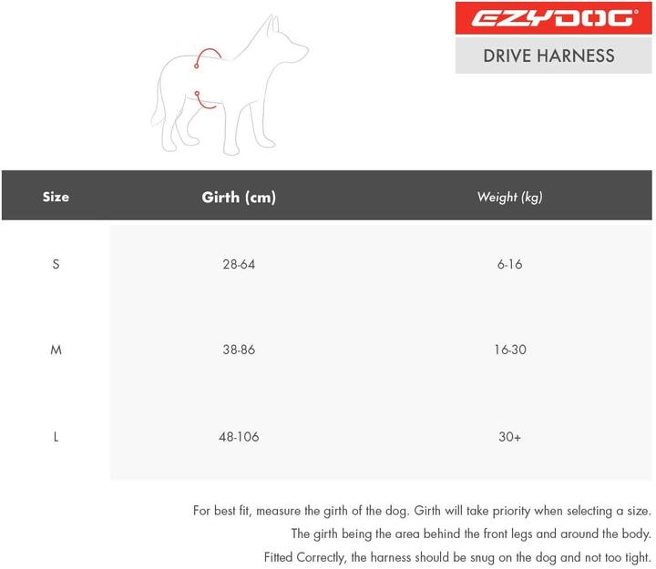Productafbeelding EzyDog Drive Hond Auto Harnas (M, Hond, Algemeen)
