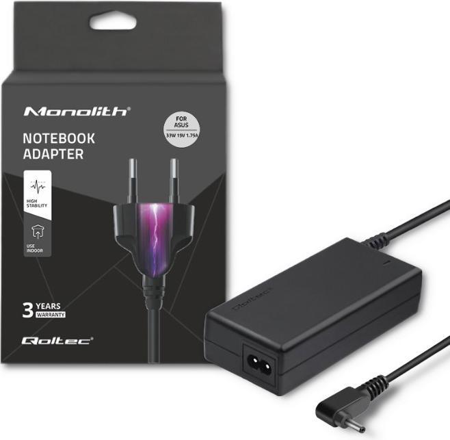 Produktbild Qoltec 51507 - Notebook - Indoor - 100 - 240 V - 50 - 60 Hz - 33 W - 19 V (33 W)