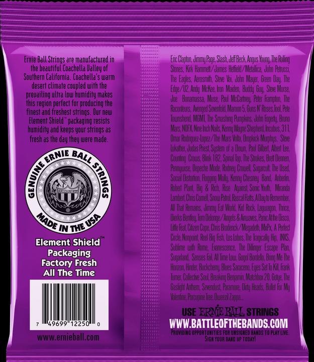 Image du produit Ernie Ball Power Slinky Classic Rock N Roll (6 x, Guitare électrique, 0.05")
