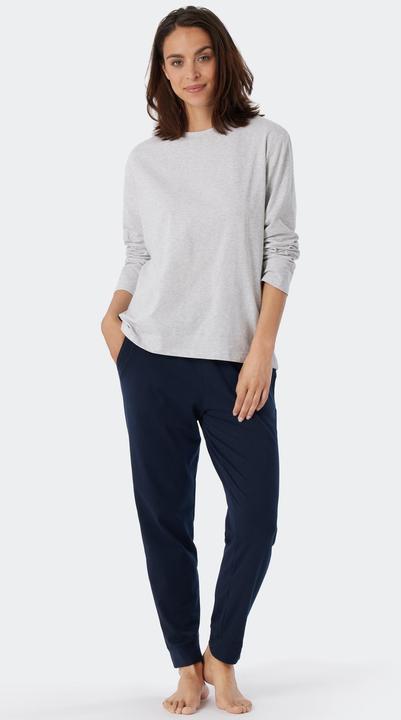 Image du produit Schiesser Mix & Relax Organic Cotton Pyjama chemise à manches longues (48)