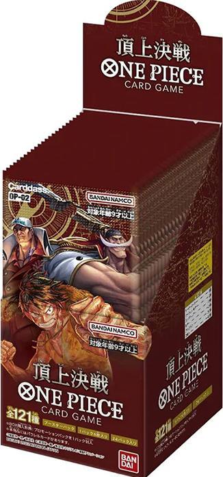 Produktbild One Piece Paramount War Booster Box - OP-02 (Japanisch, Booster Display)