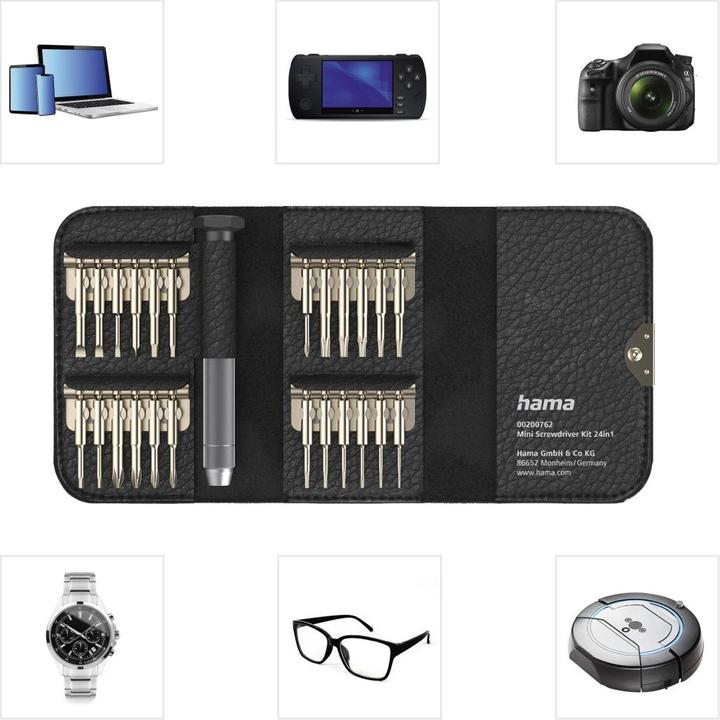 Produktbild Hama Mini-Schraubendreher-Set (Tri-Wing, Torq, Kreuzschlitz)