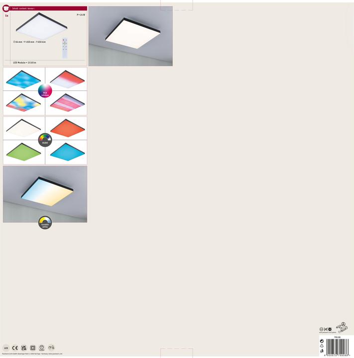 Image du produit Paulmann Panneau Verlora Rainbow (1690 lm)