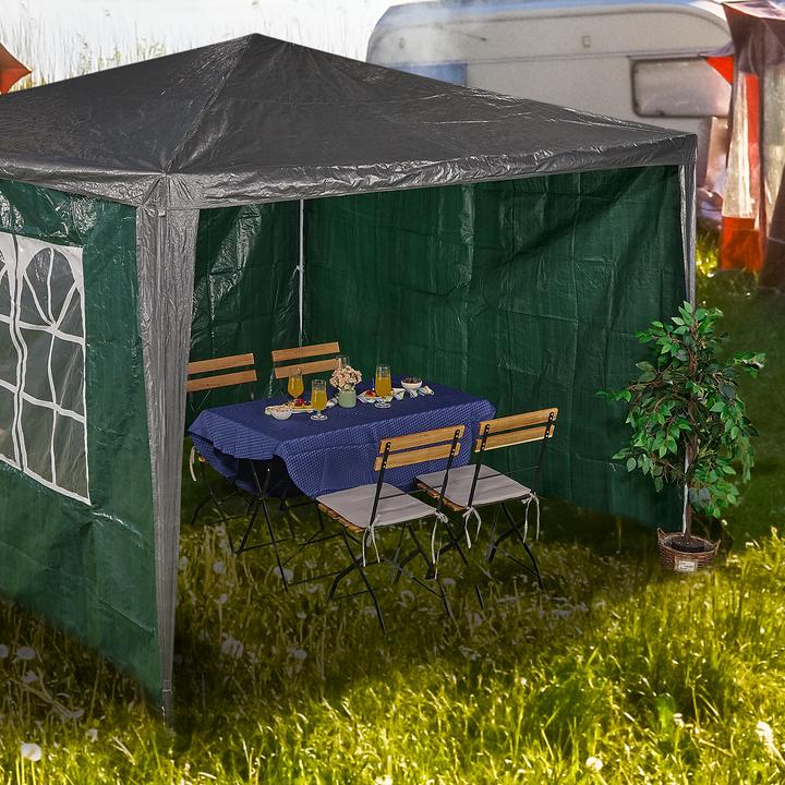 Productafbeelding Relaxdays 3x paviljoen zijwand (10 cm, 300 cm)