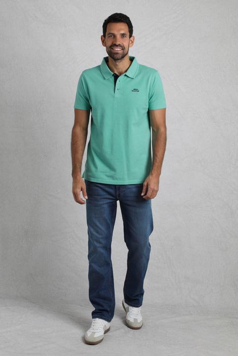 Produktbild Weird Fish Miles Poloshirt Baumwolle aus biologischem Anbau (L)