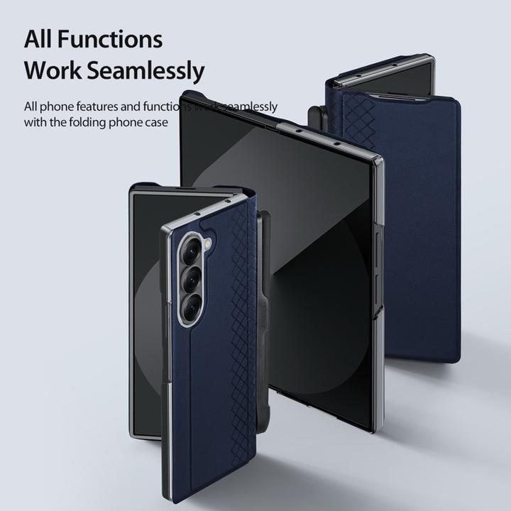 Produktbild Dux Ducis - Bril (with Pencil Holder) - Samsung Galaxy Z Fold7 - Blue (Samsung Galaxy Z Fold7)