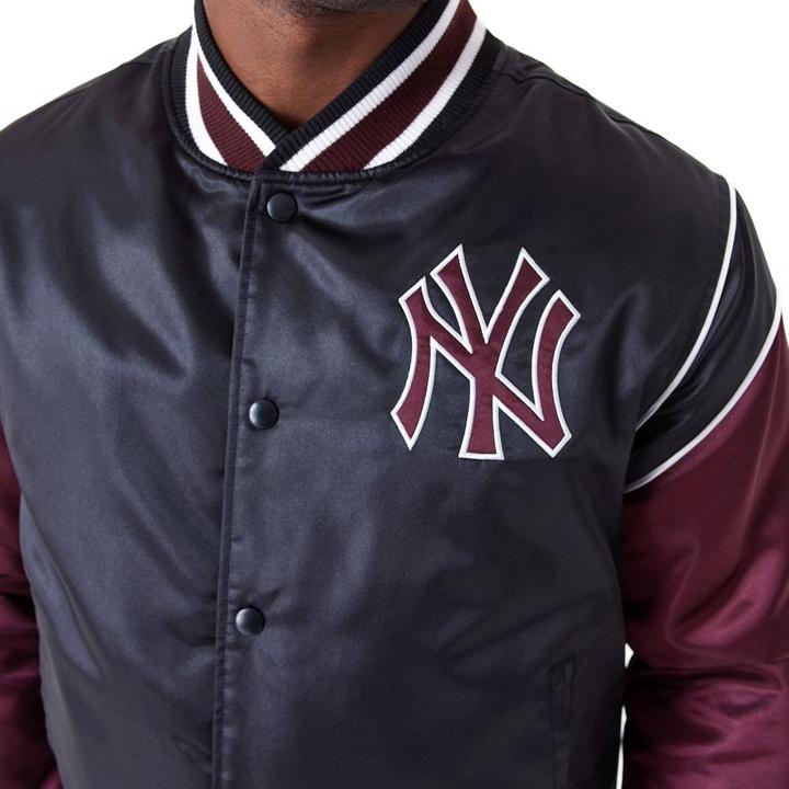 Actual product image New Era Varsity College Jacket - SATIN New York Yankees - L (L)
