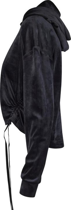 Immagine prodotto Urban Classics Felpa con cappuccio corta da donna in velluto (L)