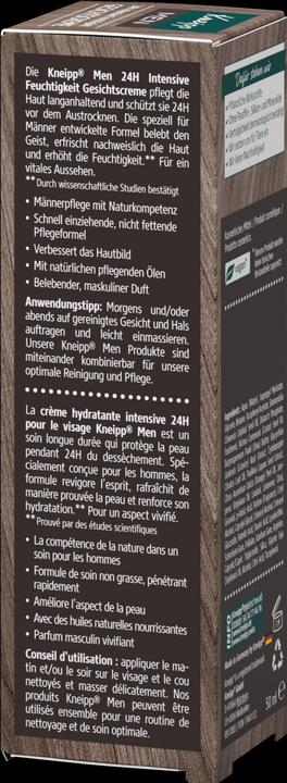 Produktbild Kneipp Men 24H Intensive Feuchtigkeit Gesichtscreme (50 ml, 24h Creme)