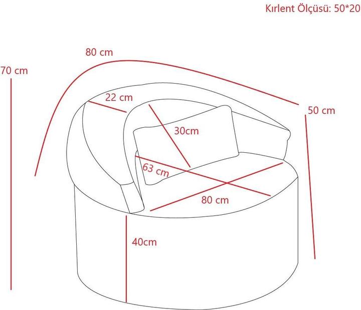 Produktbild Atelier del Sofa Pitta (1-Sitzer)