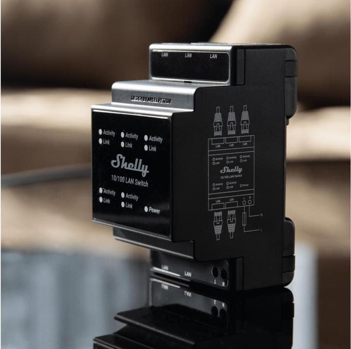 Produktbild Shelly LAN Switch (5 Ports)