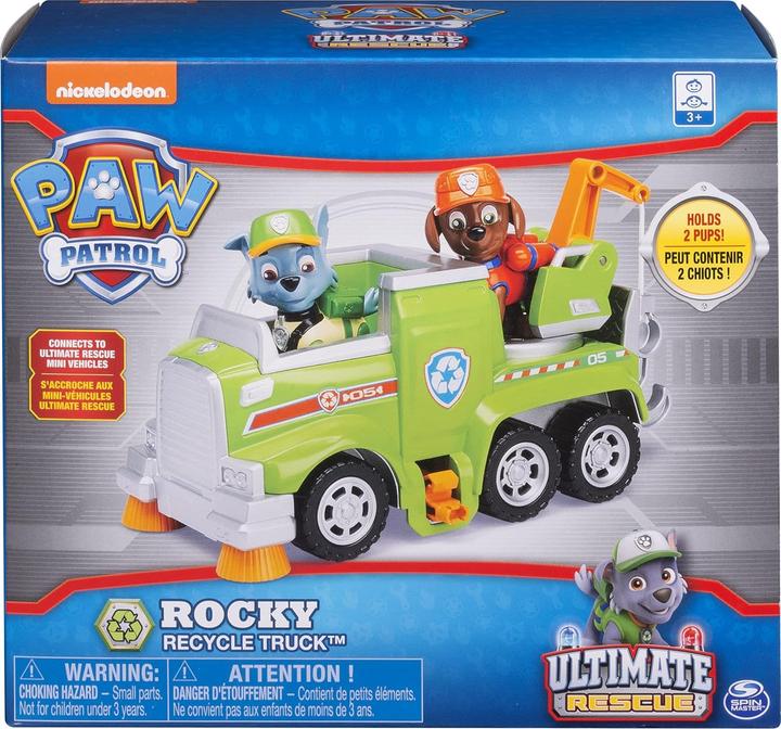 Actual product image Paw Patrol Ultimate Rescue Basis Fahrzeug mit Rocky-Figur