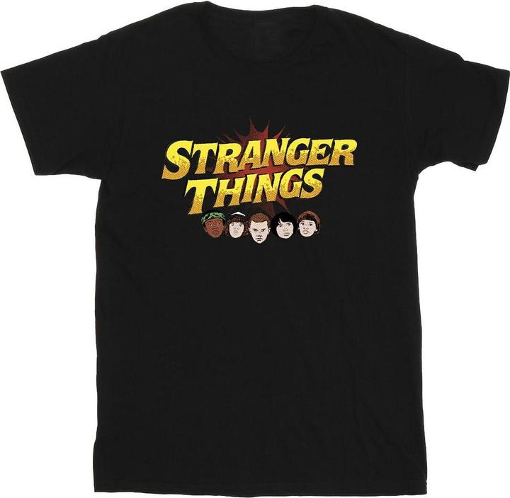 Netflix Stranger Things Comic Heads TShirt Jungen