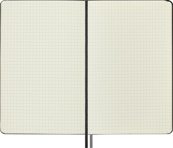 Actual product image Moleskine L/A5 - notebook - extended version (A5, Checked, Hardcover)