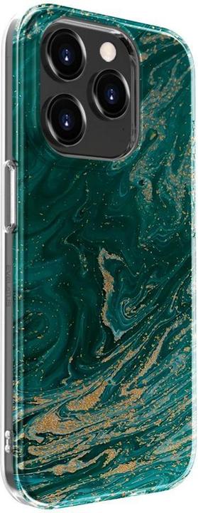 Actual product image Evelatus iPhone 15 Pro PC Customised Print Design Marble (Apple iPhone 15 Pro)