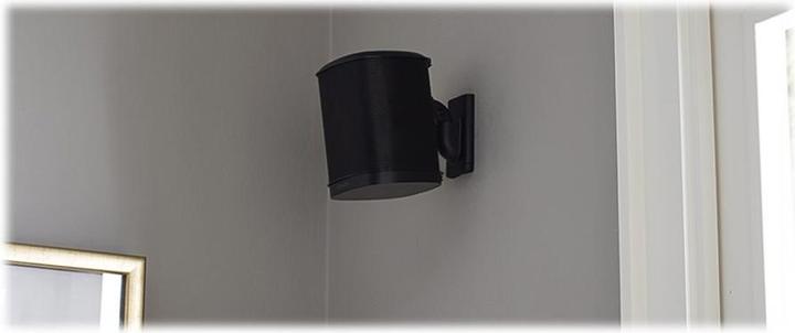 Image du produit Sanus Paire de fixations murales WSWM22 pour Sonos One, Play:1 et Play:3 (1 paire, Installation murale, Pivotant, Inclinable)