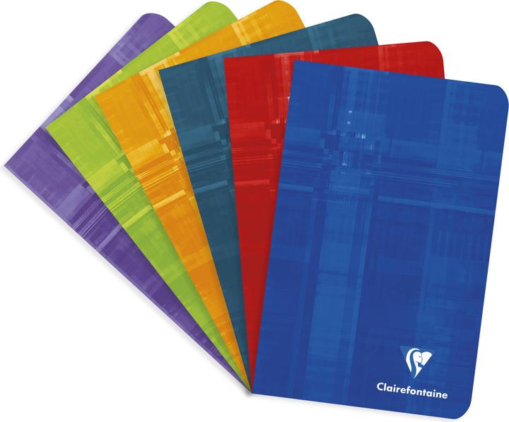 Image du produit Clairefontaine Carnet de notes avec règle (11 x 17 cm, Quadrillé, Couverture souple)