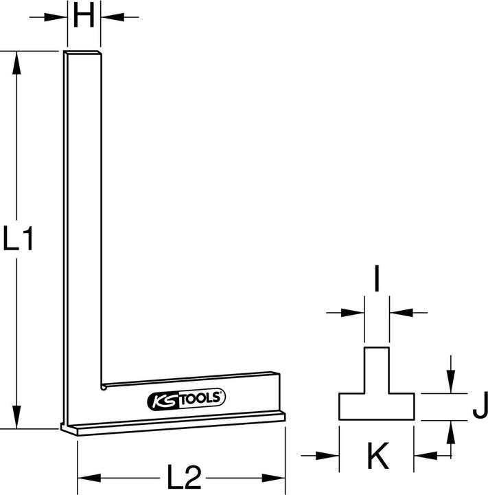 Actual product image KS Tools Stop angle