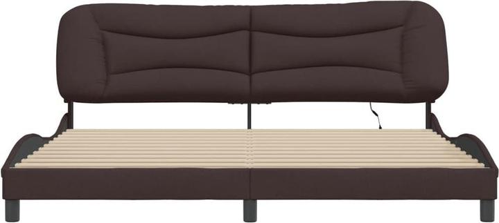 Actual product image VidaXL Bed frame with LED fabric (200 x 200 cm)