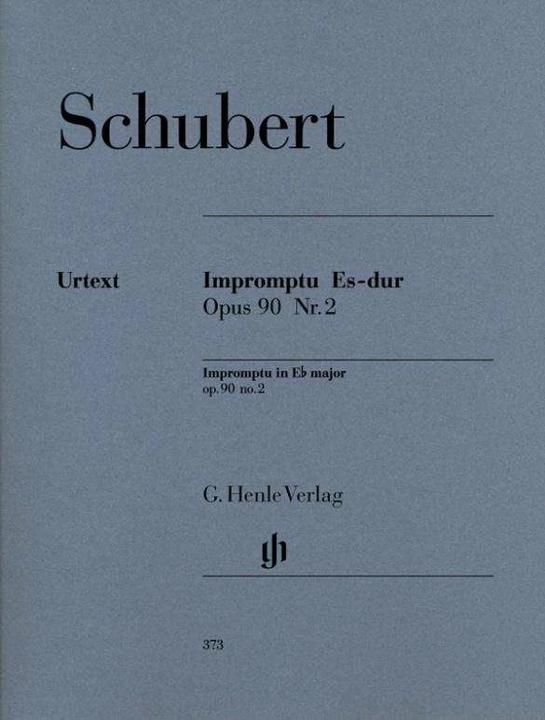 Produktbild Schubert, Franz - Impromptu Es-dur op. 90 Nr. 2 D 899 (Französisch, Englisch, Walter Gieseking, Franz Schubert, 2000)