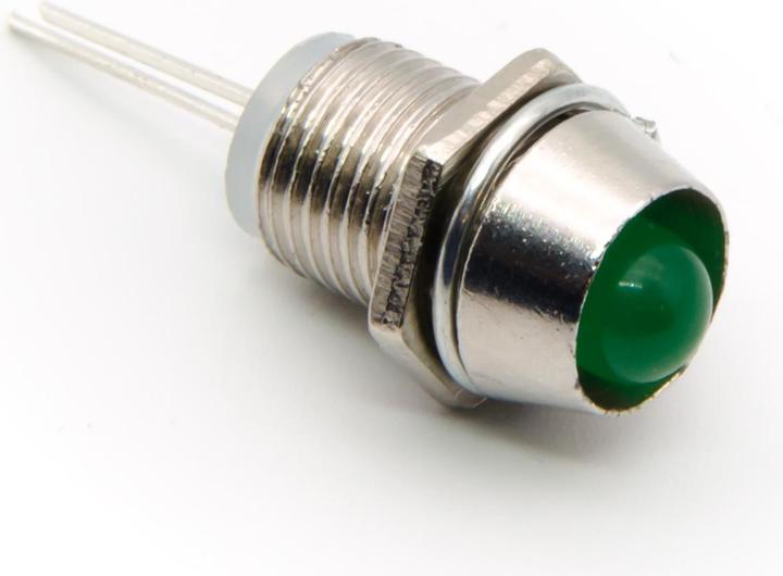 Image du produit Purecrea 5 pièces support LED 5mm - aluminium - chromé