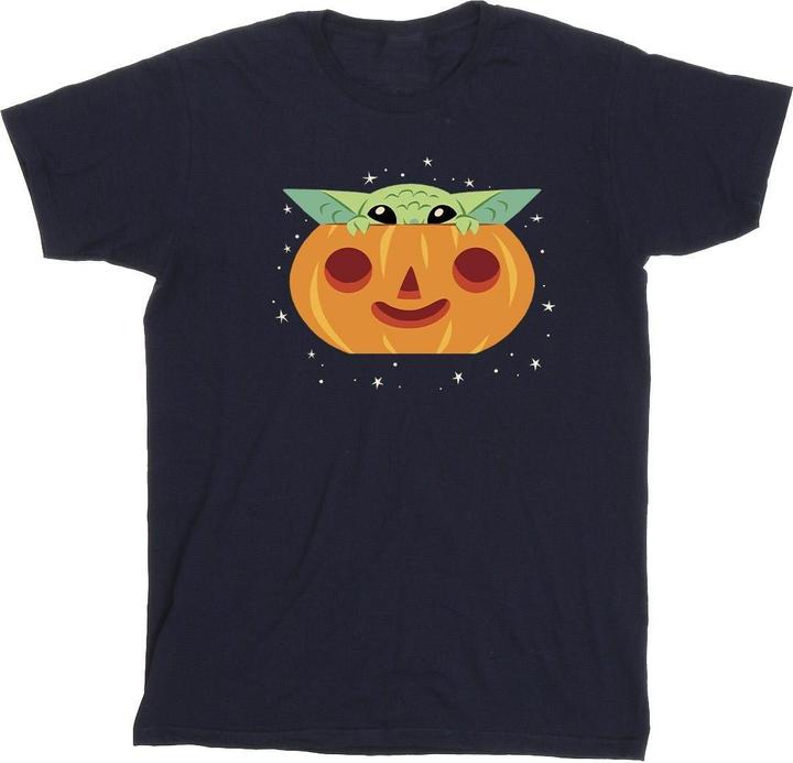 Star Wars The Mandalorian Grogu Pumpkin TShirt (L)