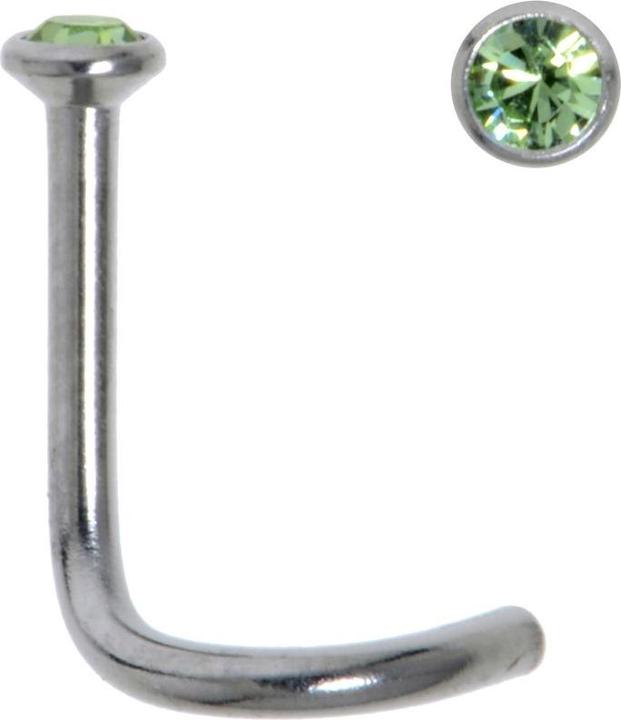 Bijouteria Nasenpiercing (Edelstahl, Kristall)